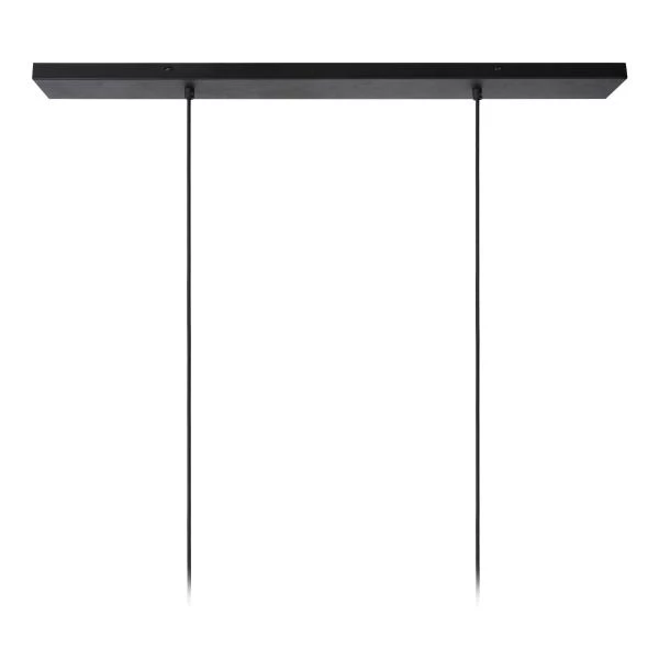 Lucide MIKAELA - Pendant light - 2xE27 - Black - detail 1